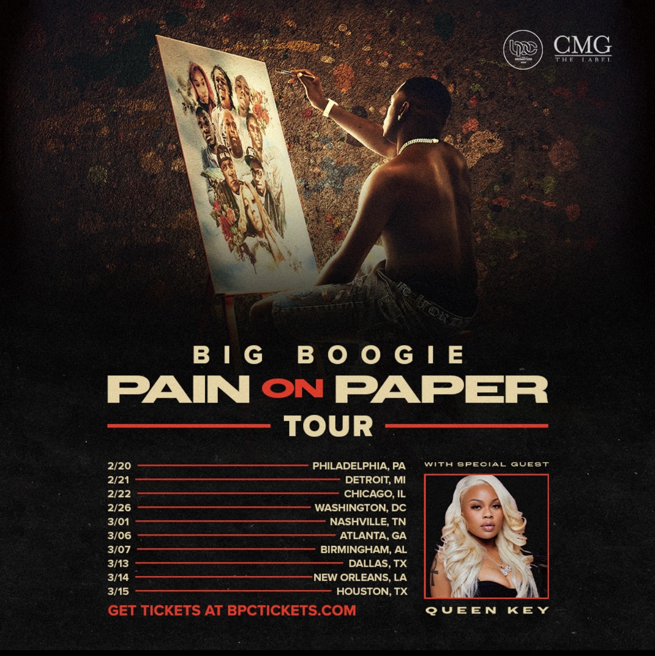 Big Boogie Pain On Paper Tour Poster 2026